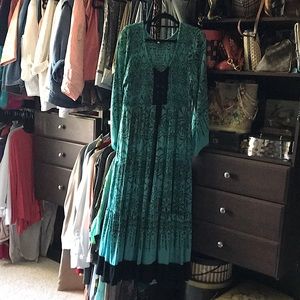 Lotustraders Peasant Dress Long Maxi L - XL